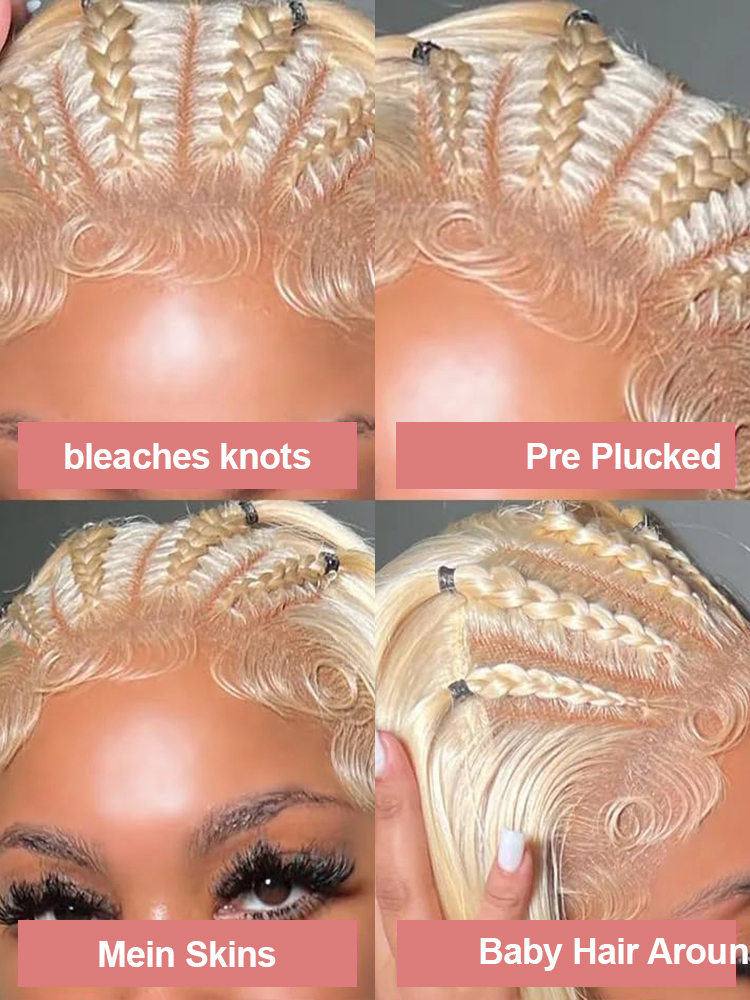 36 40 Inch 613 Honey Blonde Bo - 613 Blonde Body Wave Lace Front Wig review and price