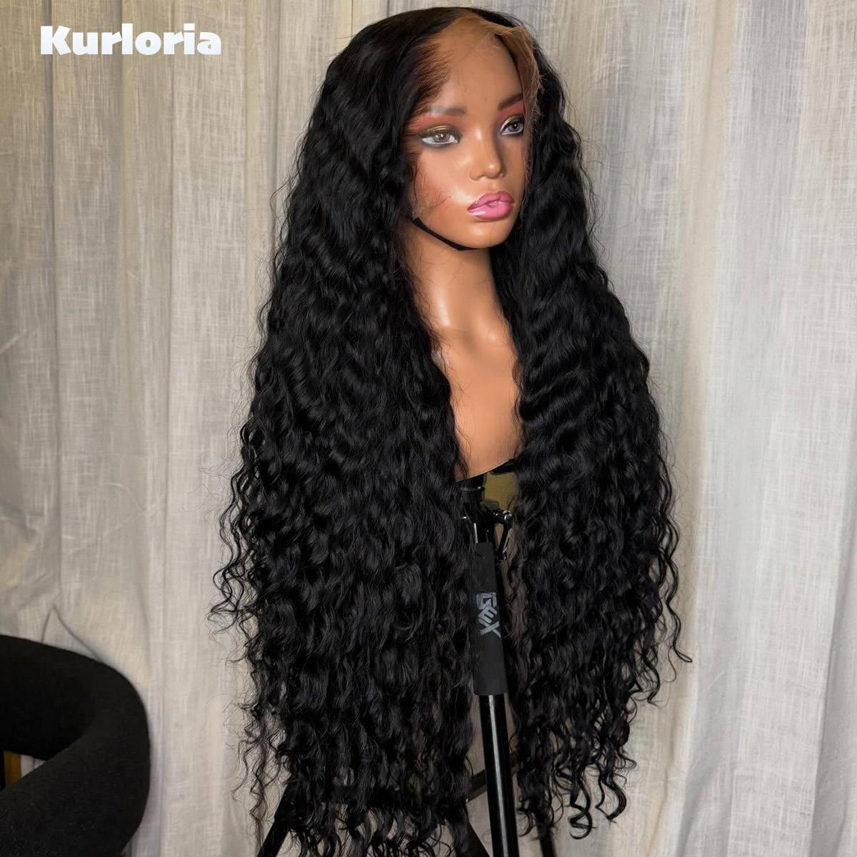 500 Density Deep Wave Natural  - Glueless Wear And Go Human Hair Wig review and price