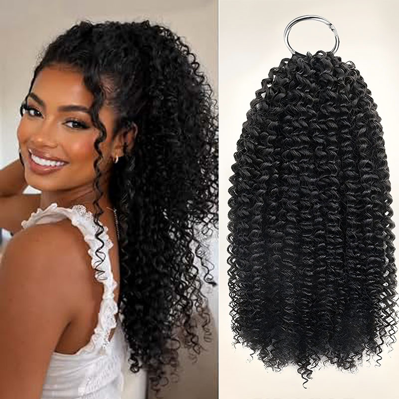 Jerry Curly Human Crochet Hair - Hair Bundles review and price