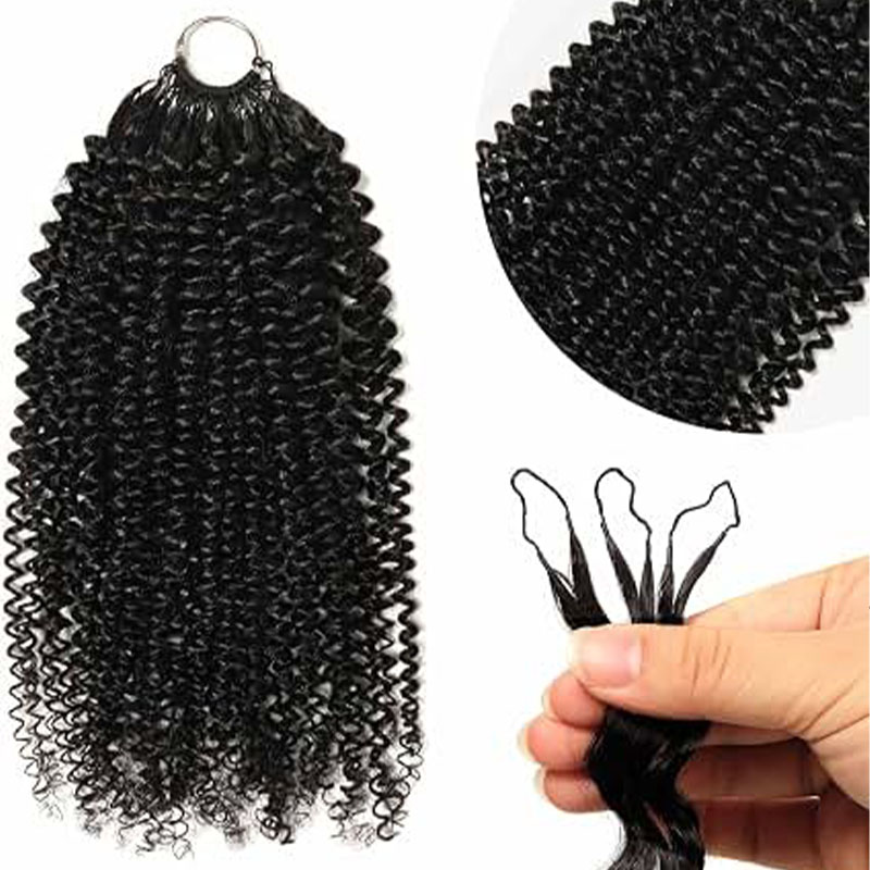 Jerry Curly Human Crochet Hair - Hair Bundles review and price
