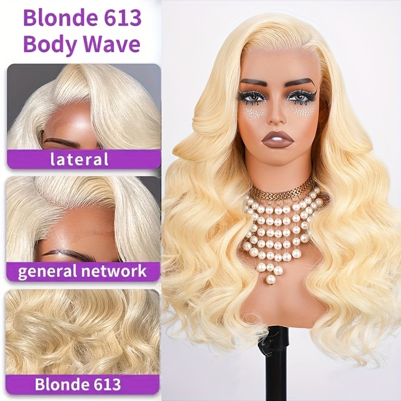 613 Lace Front Wig Human Hair  - 613 Blonde Body Wave Lace Front Wig review and price