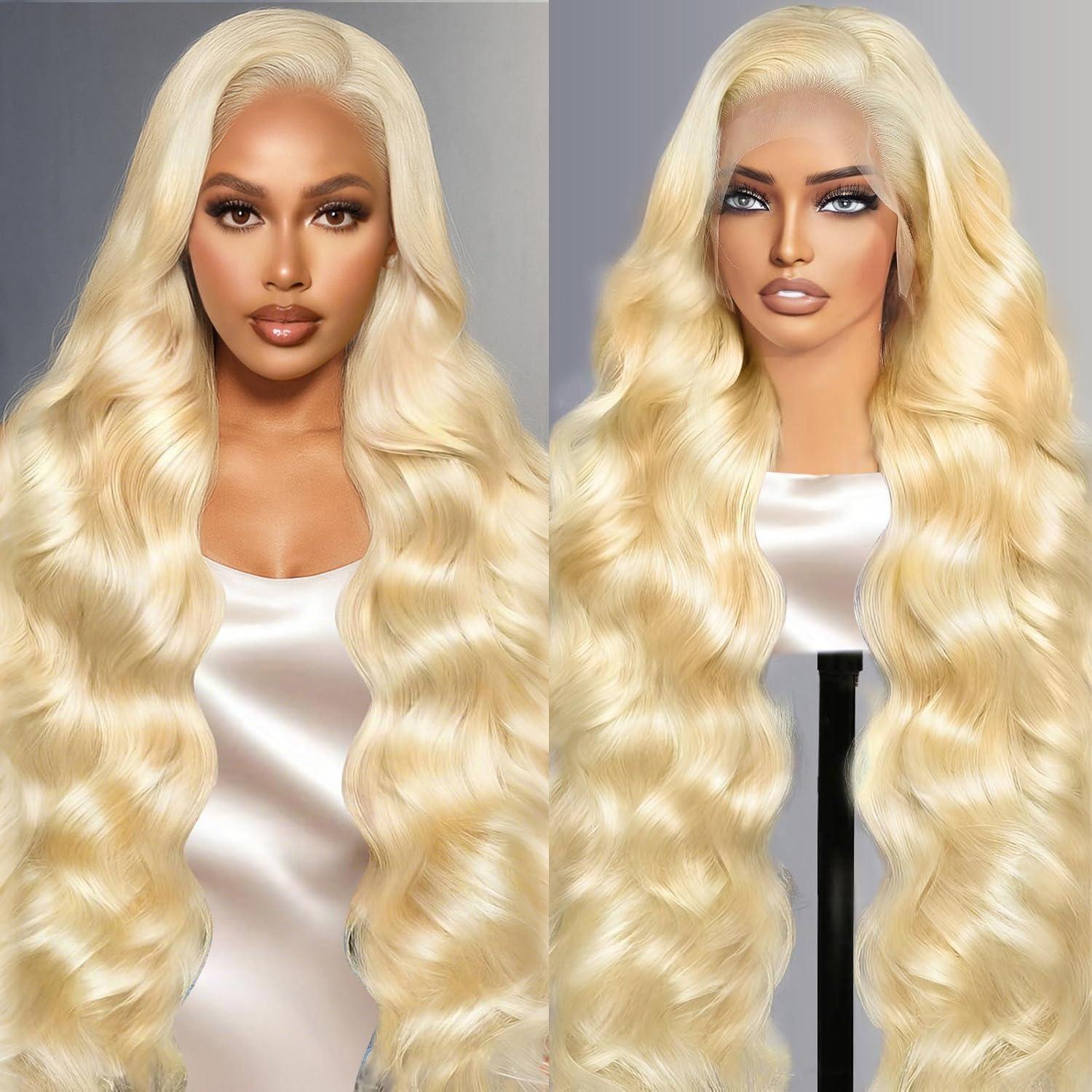 13x4 Lace Front Wig Human Hair - 613 Blonde Body Wave Lace Front Wig review and price