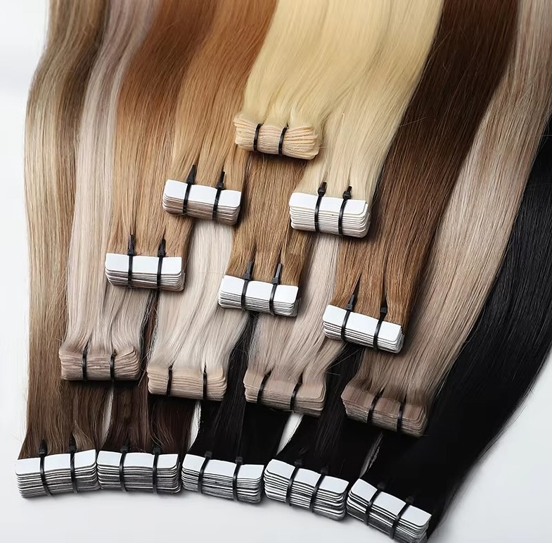 Tape Ins Human Hair Extensions - Invisible Tape In Extensions Real Hair review and price