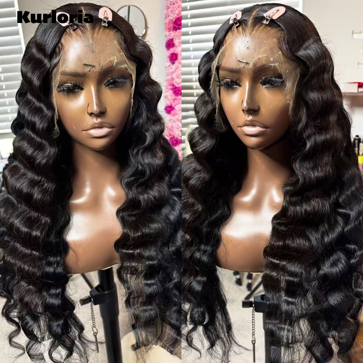 450 Density Deep Wave Wig 13x4 - Glueless Wear And Go Human Hair Wig review and price
