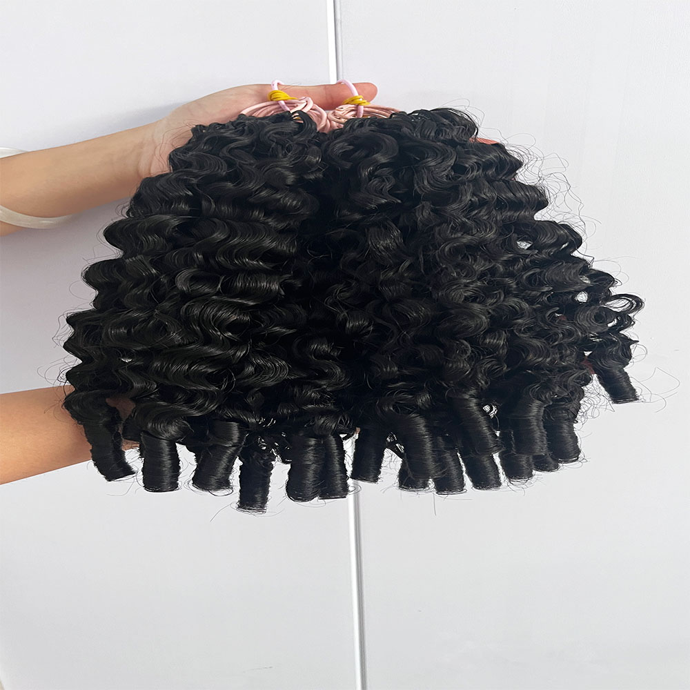 Bouncy Curly Human Hair Bundle - Hair Bundles review and price